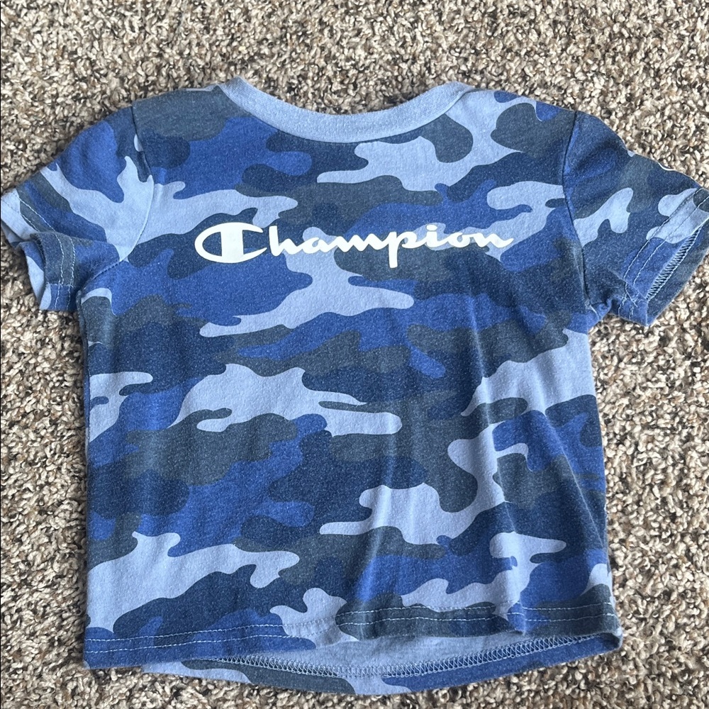 Champion Kids Blue Camouflage Tee